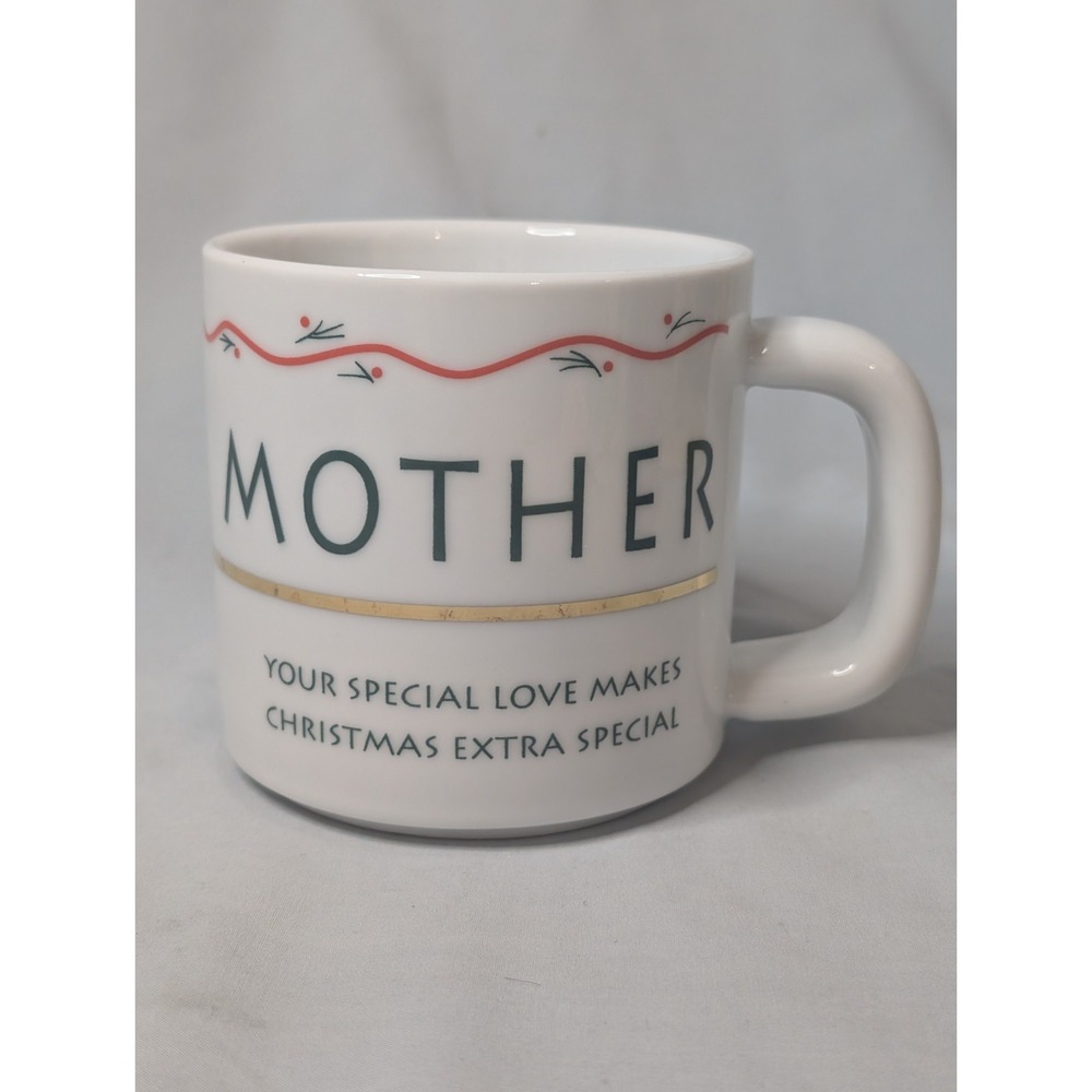 Coffee Mug Russ Berrie‎ Mother Your Love Makes Christmas Extra Special 12oz
